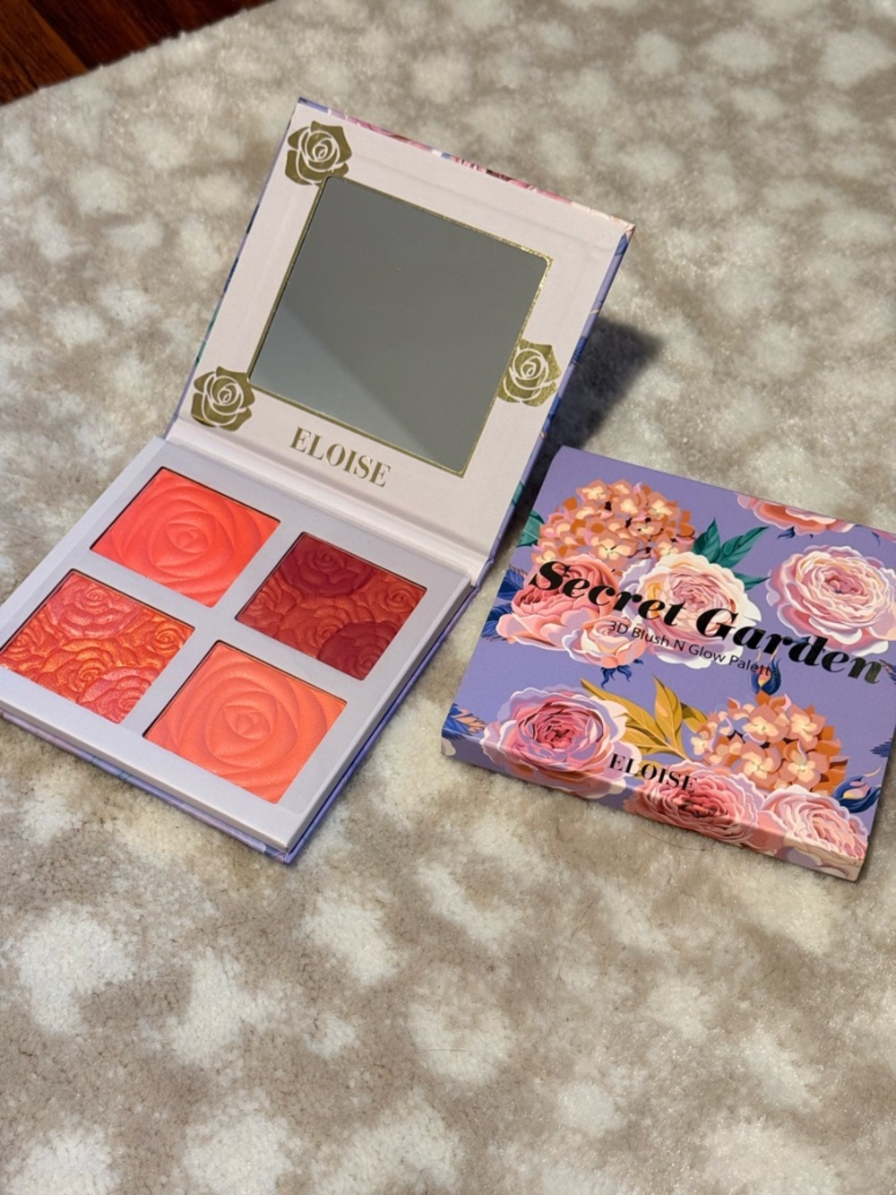 Secret Garden 3D Blush N Glow Palette - Eloise - Lavender Floral - Picture 2 of 2